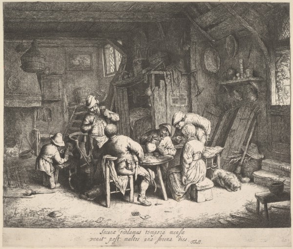 The Taste, 1610-85. Creator: Adriaen van Ostade.