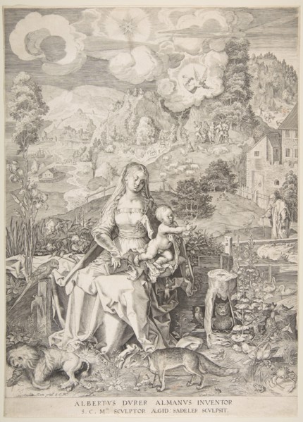 Virgin and Child in a Landscape, ca. 1597. Creator: Aegidius Sadeler II.