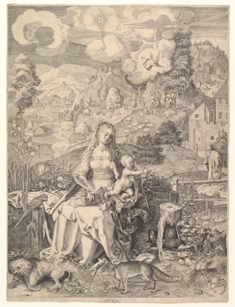 Virgin and Child in a Landscape, ca. 1597. Creator: Aegidius Sadeler II.