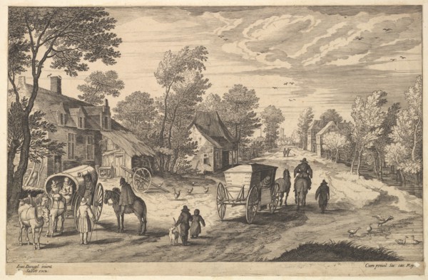 Path Through a Village. Creator: Aegidius Sadeler II.