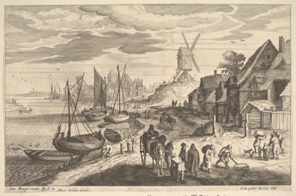 Coast Scene with a Windmill.n.d. Creator: Aegidius Sadeler II.
