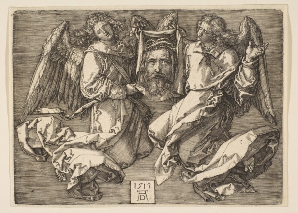 The Sudarium Displayed by Two Angels, 1513. Creator: Albrecht Durer.