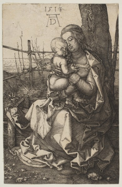 Virgin and Child Seated by a Tree, 1513. Creator: Albrecht Durer.
