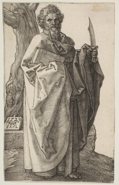 Saint Bartholomew, 1523. Creator: Albrecht Durer.