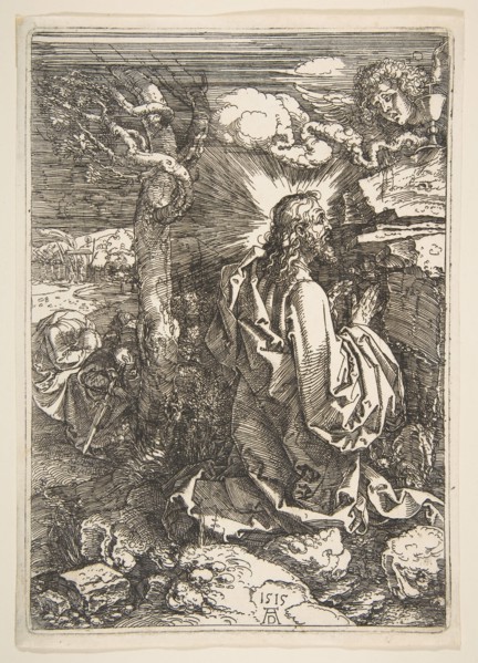 Agony in the Garden, 1515. Creator: Albrecht Durer.