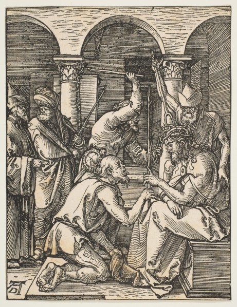 Christ Crowned with Thorns, from The Small Passion, ca. 1509. Creator: Albrecht Durer.
