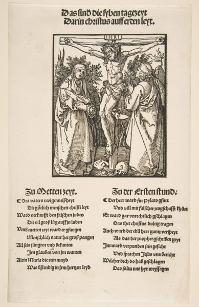 Christ on the Cross between the Virgin and Saint John