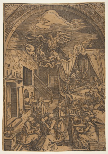 The Birth of the Virgin, from The Life of the Virgin