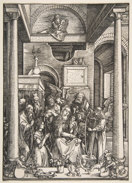The Glorification of the Virgin, from The Life of the Virgin, ca. 1502. Creator: Albrecht Durer.