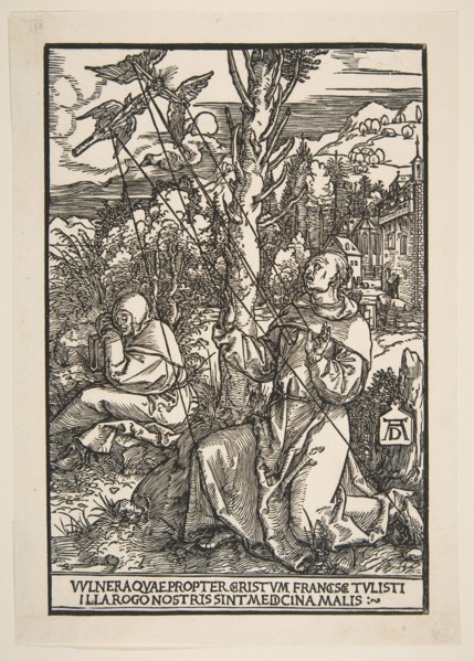 Saint Francis Receiving the Stigmata, ca. 1503. Creator: Albrecht Durer.