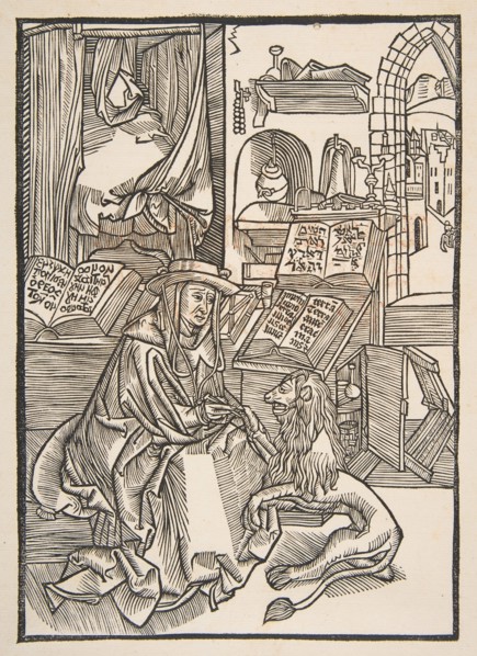 Saint Jerome Extracting a Thorn from the Lion's Foot, Lyons 1508