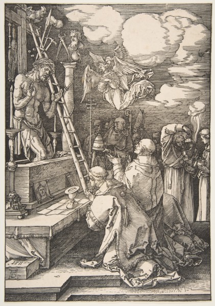 The Mass of Saint Gregory, 1511. Creator: Albrecht Durer.