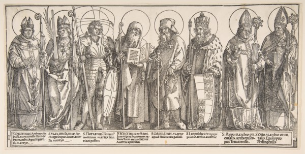 The Patron Saints of Austria, 1515-17. Creator: Albrecht Durer.