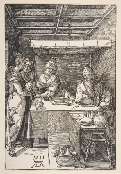 The Head of Saint John the Baptist Brought to Herod.n.d. Creator: Albrecht Durer.