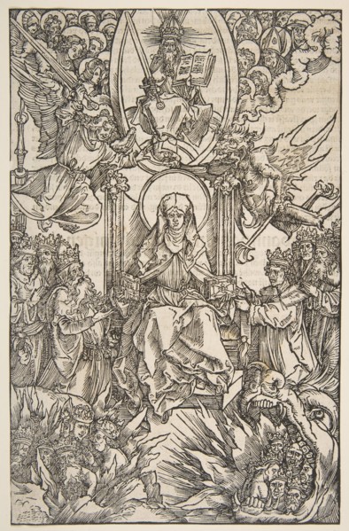 Illustration from Revelations Sancte Birgitte, Koberger Nuremberg 1502