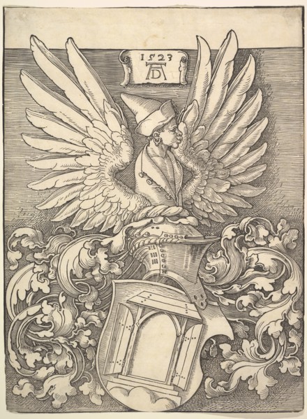 Coat of Arms of Albrecht Dürer, 1523. Creator: Albrecht Durer.
