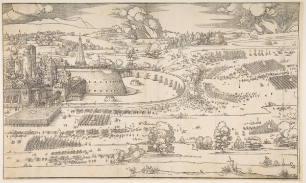 The Siege of a Fortress.n.d. Creator: Albrecht Durer.