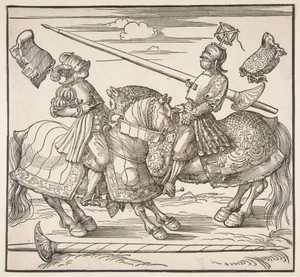 The Tournament on Horseback, ca. 1517/18. Creator: Albrecht Durer.