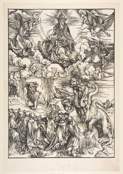 The Beast with Two Horns Like a Lamb, from The Apocalypse.n.d. Creator: Albrecht Durer.
