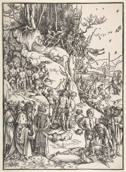 Martyrdom of the Ten Thousand.n.d. Creator: Albrecht Durer.