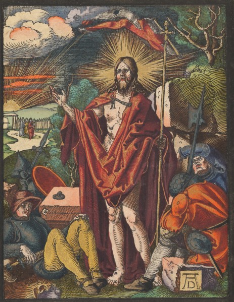 Resurrection, from the Small Woodcut Passion.n.d. Creator: Albrecht Durer.