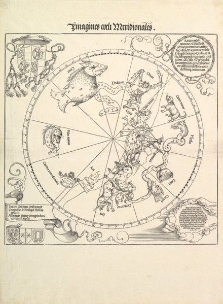 The Celestial Globe-Southern Hemisphere, 1515. Creator: Albrecht Durer.