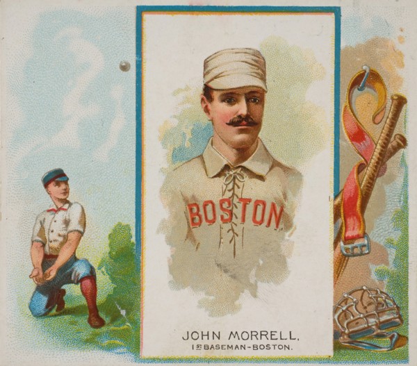 John Morrell, 1st Baseman, Boston, from World's Champions, Second Series