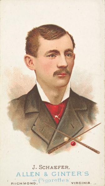 Jacob Schaefer, Billiard Player, from World's Champions, Series 1