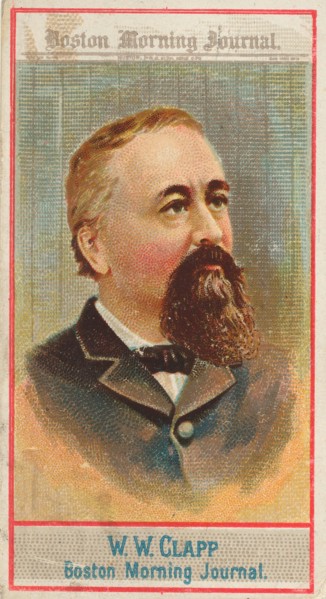 W.W. Clapp, Boston Morning Journal, from the American Editors series