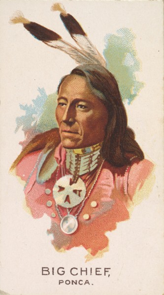 Big Chief, Ponca, from the American Indian Chiefs series