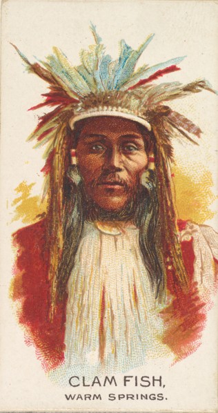 Clam Fish, Warm Springs, from the American Indian Chiefs series