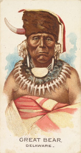 Great Bear, Delaware, from the American Indian Chiefs series