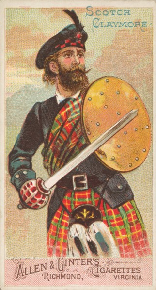 Scotch Claymore, from the Arms of All Nations series