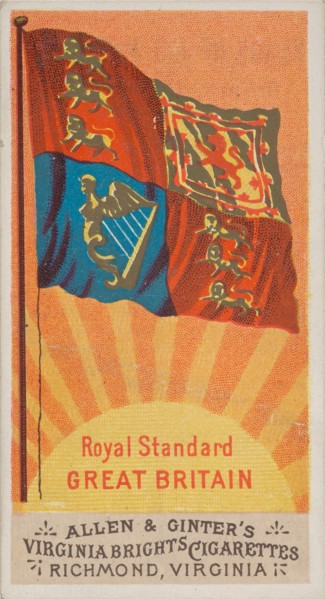 Royal Standard, Great Britain, from Flags of All Nations, Series 1