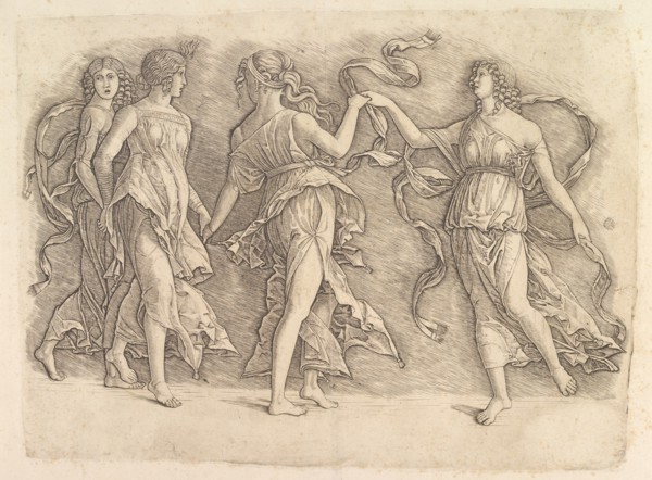 Four Dancing Muses, ca. 1497. Creator: Unknown.