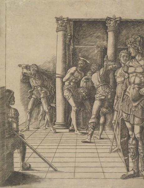 The Flagellation, with the Pavement, ca. 1475-80. Creator: Unknown.