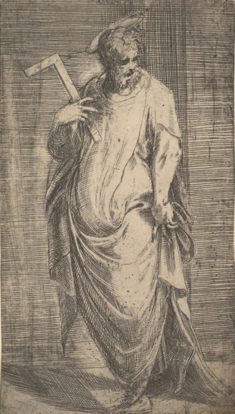 Saint James Minor from 'Christ and the Apostles', ca. 1548-50. Creator: Andrea Schiavone.