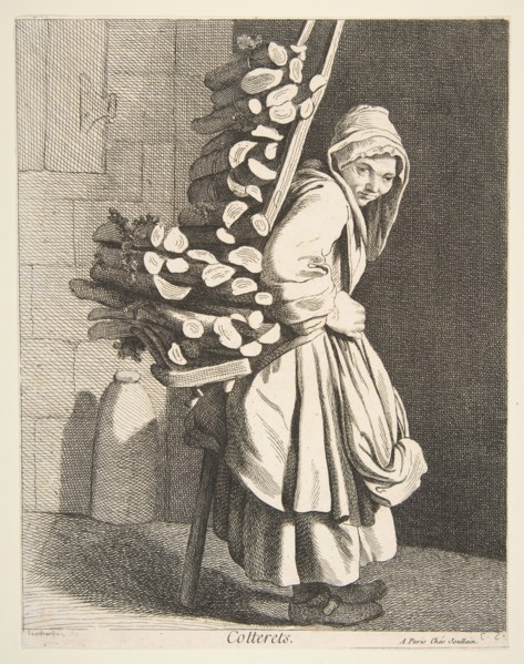 Bundled Firewood Seller, 1746. Creator: Caylus, Anne-Claude-Philippe de.