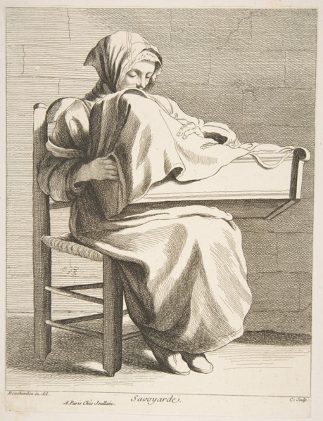 A Woman From Savoy, 1737. Creator: Caylus, Anne-Claude-Philippe de.