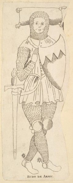 Monument of Eudo de Arsie, ca. 1790. Creator: Unknown.