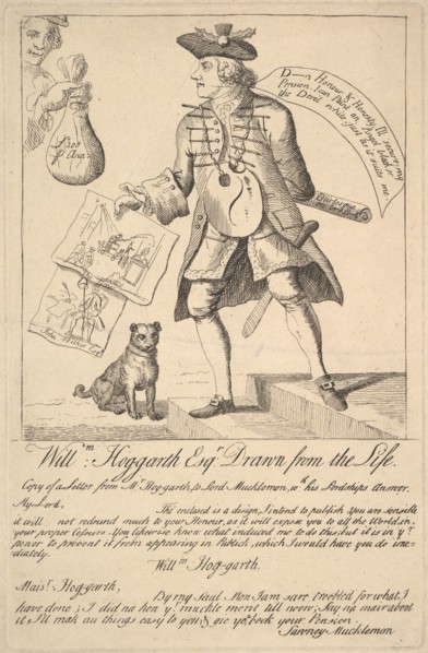 William Hog-garth Esq. Drawn from the Life, 1763. Creator: Unknown.