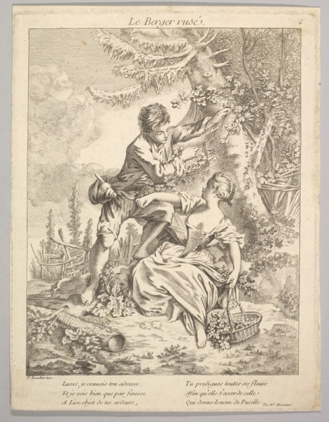 The Sly Shepherd, 18th century. Creator: Unknown.
