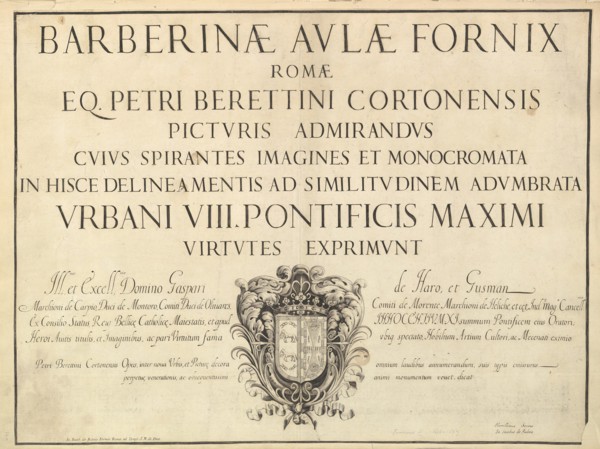 Barberinae aulae fornix, ca. 1677. Creator: Unknown.