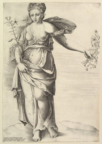 Flora, ca. 1560-70.  Creator: Unknown.