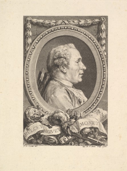 Portrait of Jean Monnet, 1765. Creator: Augustin de Saint-Aubin.