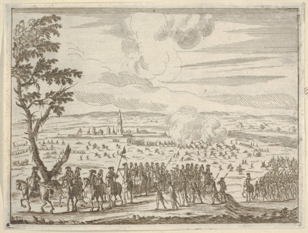 Francesco d'Este Leads the French Army After the Difficult Resolution of Cremona without L..., 1659. Creator: Bartolomeo Fenice.