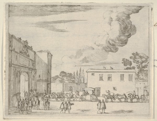Francesco I d'Este Intervenes for an Agreement between Pope Urban VIII and the Duke of Par..., 1659. Creator: Bartolomeo Fenice.