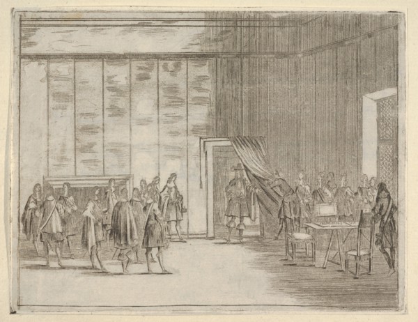 Francesco I d'Este, with his Gentle Manner, is Loved by All of the Noblemen in his Court..., 1659. Creator: Bartolomeo Fenice.
