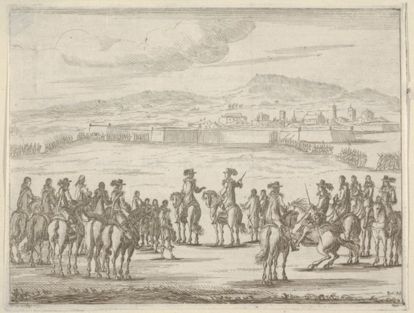 Francesco I d'Este Liberates the City of Turin and Leaves it in the Hands of the Duke of S..., 1659. Creator: Bartolomeo Fenice.