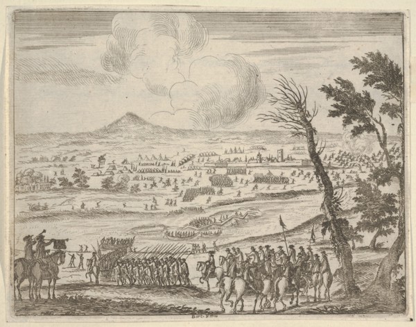 Francesco I d'Este Protects the French in Casalmaggiore from the Siege of the Spanish, fro..., 1659. Creator: Bartolomeo Fenice.